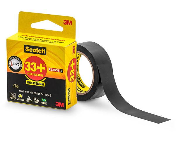 Fita Isolante 19mmx10m 33+ 3m - 1