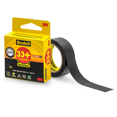 Fita Isolante 19mmx10m 33+ 3m