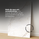 Ver imagem 6 de Placa Revestimento Flexível Mármore Grande de Parede Decorativo Lavável - 90x50cm Autocolante