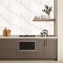 Ver imagem 4 de Placa Revestimento Flexível Mármore Grande de Parede Decorativo Lavável - 90x50cm Autocolante