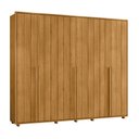 Ver imagem 1 de Guarda Roupa Casal Grande 6 Portas 100% Mdf Volpi 278cm Madetec:cumaru