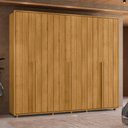 Ver imagem 2 de Guarda Roupa Casal Grande 6 Portas 100% Mdf Volpi 278cm Madetec:cumaru