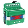 SANFONA VERDE INFANTIL 3 BAIXOS MINI ACORDEON GAITA ESTILO PROFISSIONAL - 2