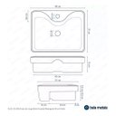 Ver imagem 6 de Kit Cuba Semi Encaixe Sicília e Válvula Click para Cubas Inox Dourada