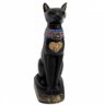 Estátua Egípcia Gato Bastet Preto 14cm (b48370) - Un - 1