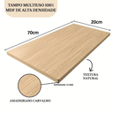 Ver imagem 2 de Prateleira 70x20 Tampo Mesa Mdf 15mm Carvalho 20x70 Arrigo Móveis