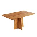 Ver imagem 2 de Mesa de Jantar 6 Lugares Retangular Aires MDF Mel