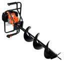 Ver imagem 1 de Perfurador de Solo 520 com 2 Brocas 80x20 + 80x15cm + Extensor 50cm P- Perfurar Estaca...