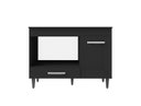Ver imagem 2 de Balcão Armário para Forno e Cooktop Carla Preto Fosco Ajl