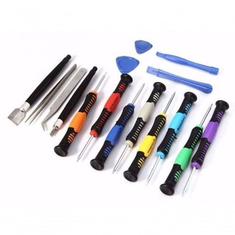 Kit de Chaves Screwdriver 2811 16 em 1 P/ Reparo Celular Assistencia Loja Ferramentas Homens