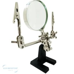 Lupa de Bancada Mesa com Suporte Pinça Para Laboratorios - 2