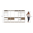 Ver imagem 4 de Guarda-Roupa Closet Easy 6 Peças C/6 Gavetas Branco/Montana