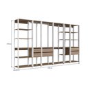Ver imagem 5 de Guarda-Roupa Closet Easy 6 Peças C/6 Gavetas Branco/Montana