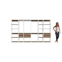 Ver imagem 6 de Guarda-Roupa Closet Easy 6 Peças C/6 Gavetas Branco/Montana