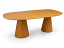Ver imagem 2 de Mesa de Jantar Orgânica Essenza Duocone 244x137cm - Freijó