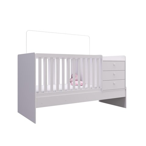 Berço Cama Multifuncional Branco - Completa Móveis