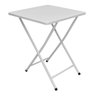 Conjunto Mesa C/ 2 Cadeiras Dobraveis Açomix Cor:branco - 2