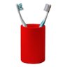 Porta Escova de Dente e Maquiagem Acessório Decorativo - Vermelho - 1