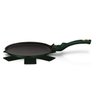 Frigideira Antiaderente de Alumínio Fogão Indução 28cm com Cabo de Silicone Revestimento de Mármore - 9