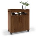 Ver imagem 1 de Aparador Café Drink Plus Adega com Rodízios Canela Ofertamo