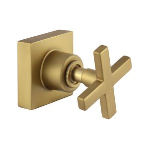 Acabamento de Registro Cruzeta Dourado Fosco Padrão Deca