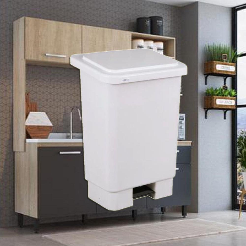 Saco de Lixo Branco 100l Pacote com 100 - 4