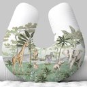 Ver imagem 1 de Almofada de Amamentação Travesseiro Safari Folhas Menino Verde