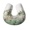 Ver imagem 2 de Almofada de Amamentação Travesseiro Safari Folhas Menino Verde