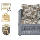Ver imagem 4 de 4 Poltronas Madri Alumínio Corda Náutica Estofado 6 Trama Prata