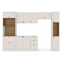 Ver imagem 2 de Cozinha Completa 5 Peças Rubi Off White Branco Yescasa