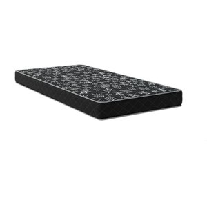 Colchão Solteiro Aloa 88 Espuma D20 - Tampo Preto 12cm