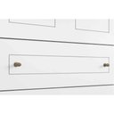 Ver imagem 7 de Guarda Roupa Solteiro 4 Portas e 4 Gavetas Americano Branco - Henn