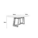 Ver imagem 3 de Conjunto Sala de Jantar 4 Lugares Retangular Tampo Vidro Genova Miami Palha Yescasa
