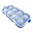 Ver imagem 1 de Forma Bola de Gelo em Silicone com 8 Espaço:Azul
