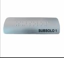 Ver imagem 1 de KIT 10 PLACAS BRAILE PARA CORRIMÃO SUBSOLO 1