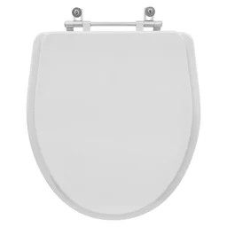 Assento Sanitário Poliester Victoria Branco para vaso Roca - 1