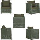 Ver imagem 5 de 2 Poltronas Madri Alumínio Corda Náutica Estofado 13 Trama Original