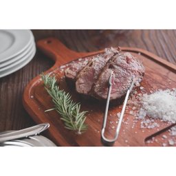 Pegador de Carne para Rodízio Churrasco 14cm Plaza Hercules em Aço Inox - 2