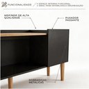 Ver imagem 2 de Rack Cava Secc 130cm para TV "50" Polegadas Byhouse