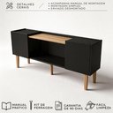 Ver imagem 4 de Rack Cava Secc 130cm para TV "50" Polegadas Byhouse