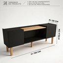 Ver imagem 5 de Rack Cava Secc 130cm para TV "50" Polegadas Byhouse