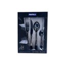Ver imagem 3 de Faqueiro Conjunto Talheres Luxo Black 24 Peças Inoxidavel