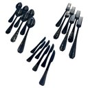 Ver mais imagens de Faqueiro Conjunto Talheres Luxo Black 24 Peças Inoxidavel