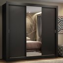 Ver imagem 2 de Guarda Roupa Casal Madesa Lyon Plus 3 Portas de Correr com Espelho 4 Gavetas