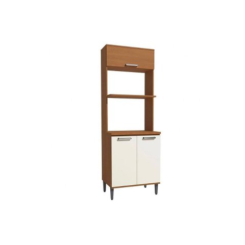 Paneleiro Cozinha Modulado Linna T727 C/ 3 Portas 70cm Canela/off White Kappesberg