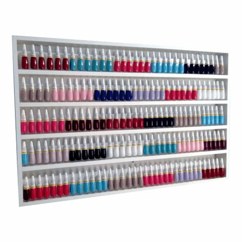 Expositor de Esmaltes 93 X 60 X 6cm P/ 300 Esmaltes 100% Mdf