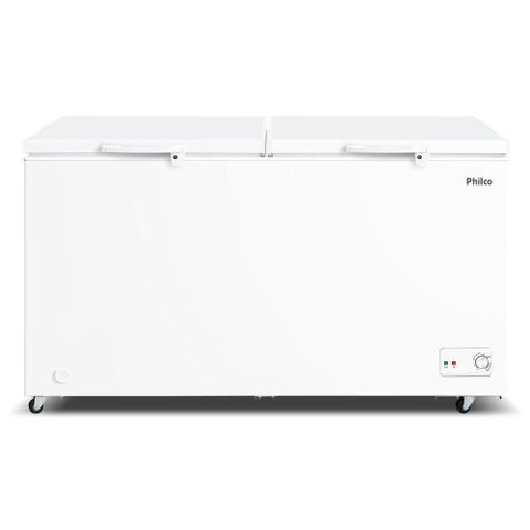 Freezer Horizontal Philco PFH520B 2 em 1 500L Classe a Branco 220V