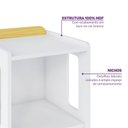 Ver imagem 7 de Estante Nicho com Porta Petit Casatema MadeiraOriginals Branco/Mel