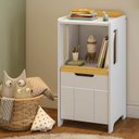 Ver imagem 1 de Estante Nicho com Porta Petit Casatema MadeiraOriginals Branco/Mel