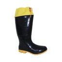 Ver imagem 1 de Bota de Pvc Preta com Polaina Kadesh Safety Boots Ref 6033polpa